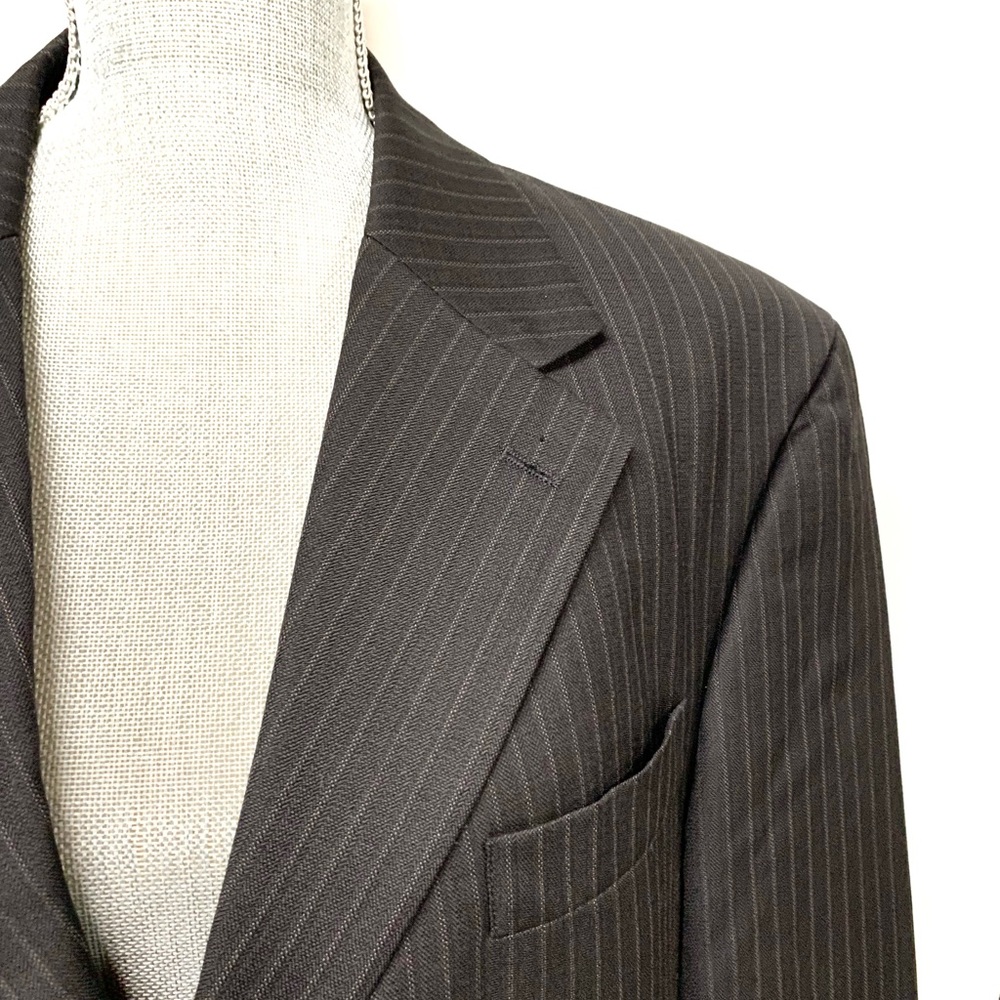 OSCAR DE LA RENTA PINSTRIPE SUIT AND PANTS - Picture 3 of 13